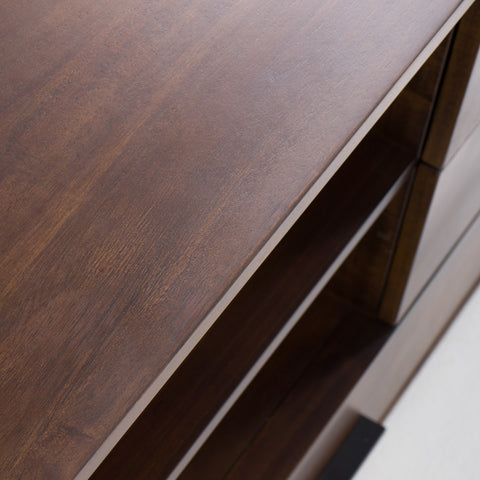 Nova Domus Fantasia Contemporary Dark Walnut Dresser Model VGWDHL-W03