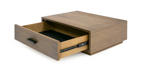 Queen Nova Domus Fantasia Contemporary Walnut & Grey Bed With Two Nightstands Model VGWDHL-W01-01-BED-2NS-LTWLT-Q