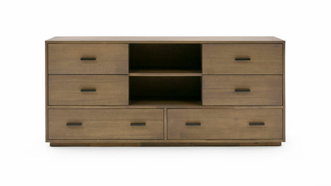 Nova Domus Fantasia Contemporary Walnut Dresser Model VGWDHL-W03-DRS-LTWLT