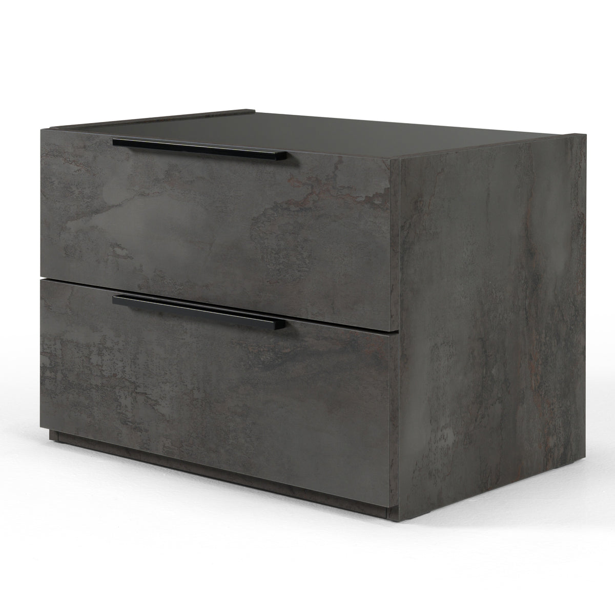 Nova Domus Ferrara Modern Volcano Oxide Grey Nightstand Model VGACFERRARA-NS