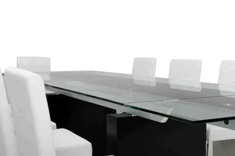 Modrest Lisbon Extendable Glass Dining Table By VIG Furniture