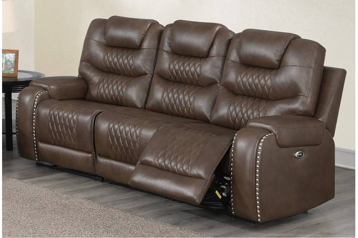 3 Piece Power Motion Set Sofa Model F86349 By Poundex Furniture