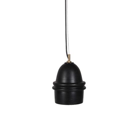 Rosemund Black and Antique Brass Pendant Light