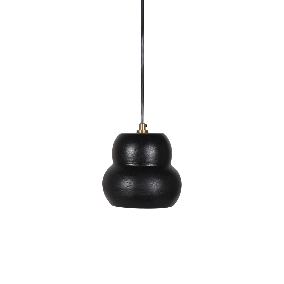 Maja Black and Antique Brass Pendant Light