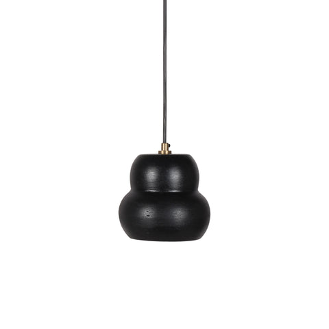 Maja Black and Antique Brass Pendant Light