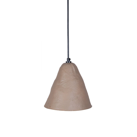Luise Light Brown and Antique Zinc Pendant Light