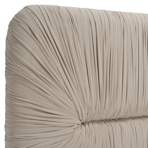 Modrest Florence Modern Beige Velvet & Leatherette Bedroom Set Model VGVC-BD2410-SET