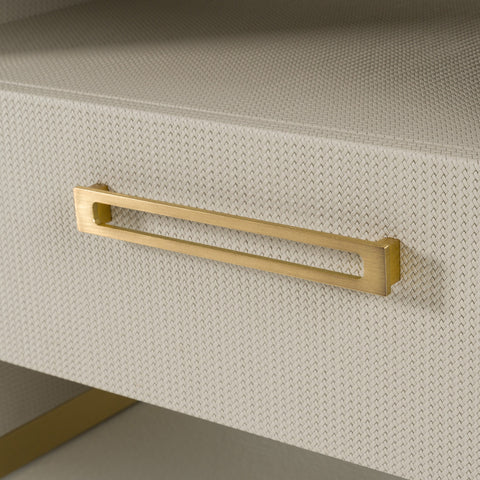 Modrest Florence Modern Beige Velvet & Leatherette Bedroom Set Model VGVC-BD2410-SET