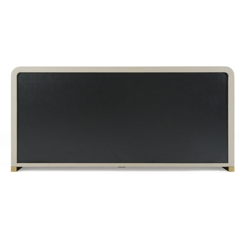 Modrest Florence Modern Beige Velvet & Leatherette Bedroom Set Model VGVC-BD2410-SET