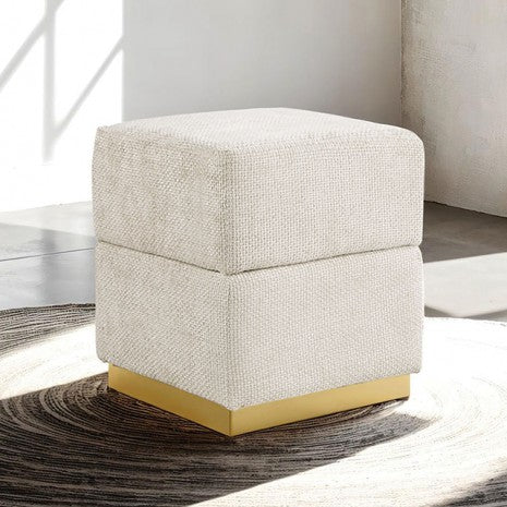Krysten Storage Stool Model Fm-Ac8005Wh By Furniture Of America 