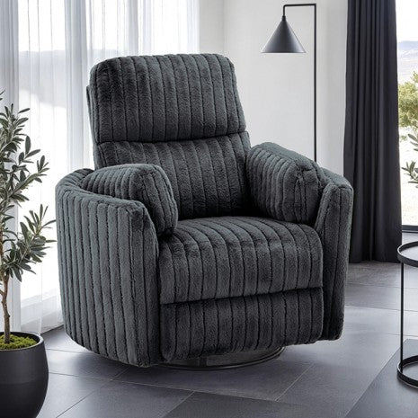 Belper Power Glider Recliner W/ Swivel Model Fm-Ac8018Dg-Pm By Furniture Of America 