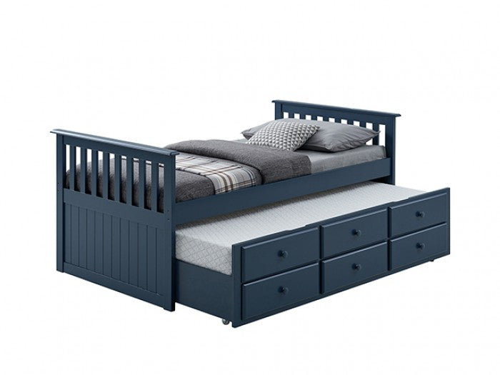 Clemens Captain Bed Model Fm-Bk101Bl-Bed By Furniture Of America 