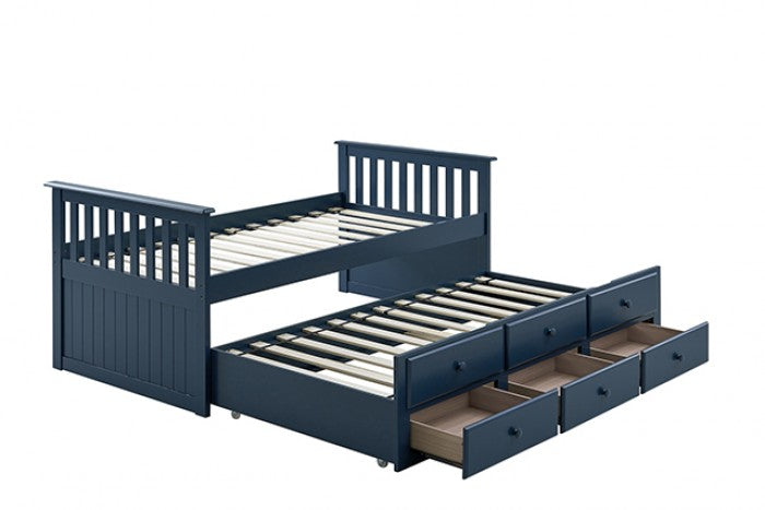 Clemens Captain Bed Model Fm-Bk101Bl-Bed By Furniture Of America 