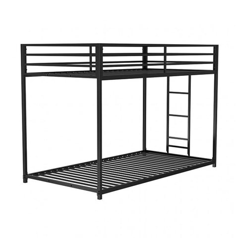 Rothwell Twin/Twin Metal Bunk Bed Model Fm-Bk1200Bk-Tt By Furniture Of America 