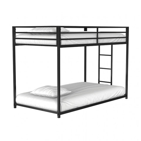 Rothwell Twin/Twin Metal Bunk Bed Model Fm-Bk1200Bk-Tt By Furniture Of America 