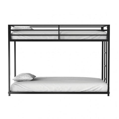 Rothwell Twin/Twin Metal Bunk Bed Model Fm-Bk1200Bk-Tt By Furniture Of America 