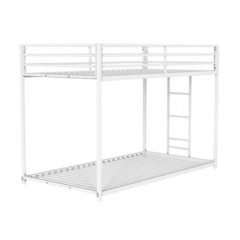 Rothwell Twin/Twin Metal Bunk Bed Model Fm-Bk1200Wh-Tt By Furniture Of America 
