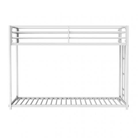 Rothwell Twin/Twin Metal Bunk Bed Model Fm-Bk1200Wh-Tt By Furniture Of America 