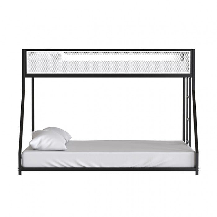 Southall Twin/Full Metal Bunk Bed Model Fm-Bk1201Bk-Tf By Furniture Of America 