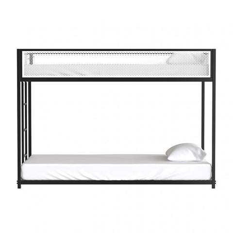 Southall Twin/Twin Metal Bunk Bed Model Fm-Bk1201Bk-Tt By Furniture Of America 
