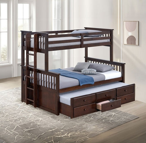 UNIVERSITY TWIN/FULL BUNK BED