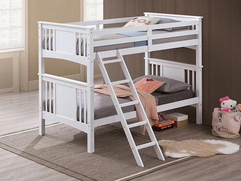 Spring Creek Twin/Twin Bunk Bed Model Fm-Bk602Tt-Wh-Bed By Furniture Of America 