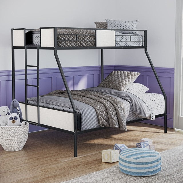 MOLTON TWIN/FULL METAL BUNKBED