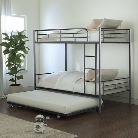 PHILOTUS TWIN/TWIN BUNKBED + TRUNDLE