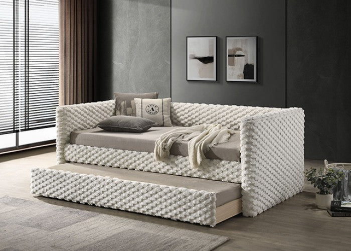 Palmeri Twin Daybed W/ Trundle Model Fm1201Wh-Bed By Furniture Of America 