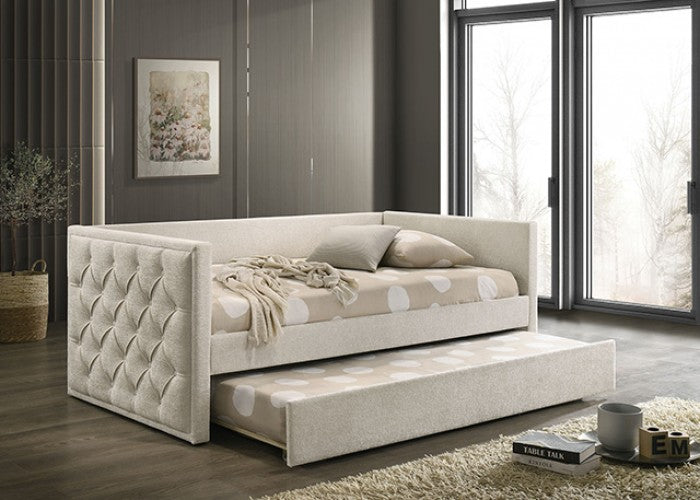 Renzi Twin Daybed W/ Trundle Model Fm1202Bg-Bed By Furniture Of America 