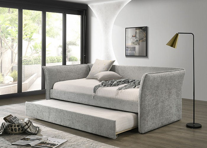 Yuri Twin Daybed W/ Trundle Model Fm1203Gy-Bed By Furniture Of America 