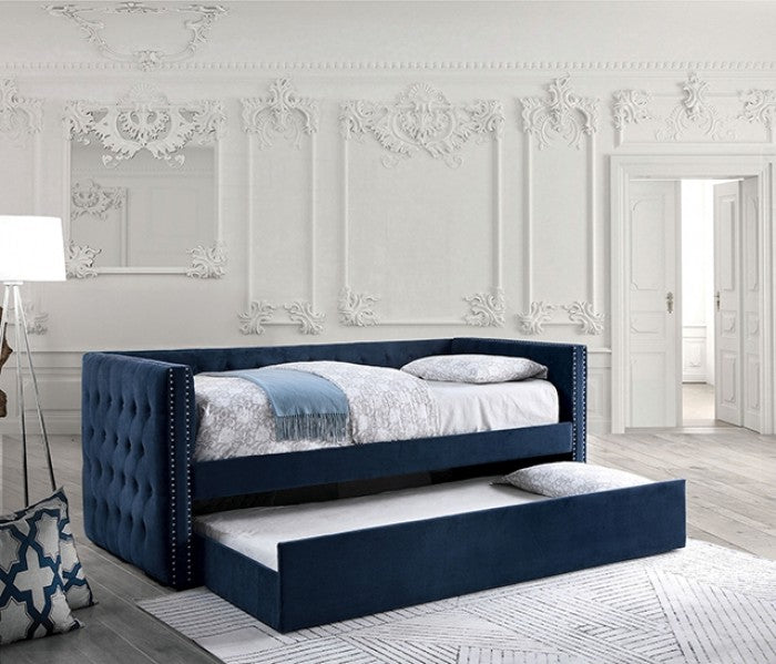 Susanna Daybed W/ Trundle Model Fm1739Nv-Bed By Furniture Of America 