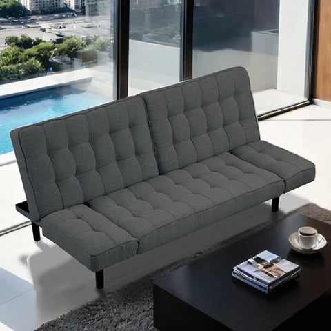 Bellevue Futon Sofa Model Fm2801Dg-Bed By Furniture Of America 