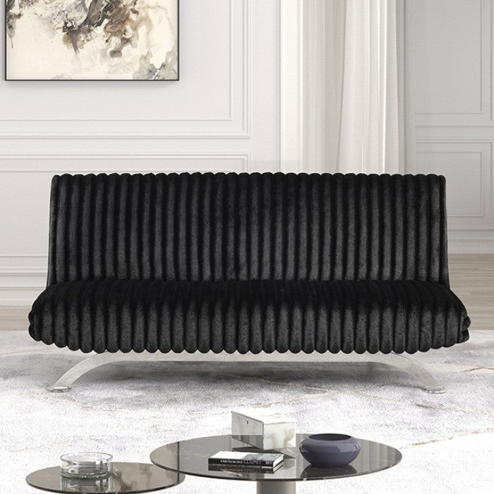 Villeneuve Futon Sofa Bed Model Fm2906Bk By Furniture Of America 