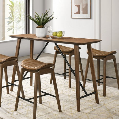 Klamath Counter Ht. Table Model Fm3215Wn-Pt By Furniture Of America 
