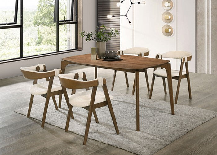 Ebikon Dining Table Model Fm3216Wn-T By Furniture Of America 
