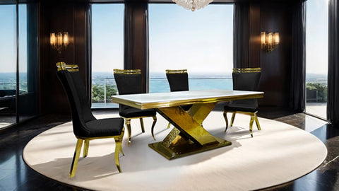 PALAZZO GOLD CHAIR (2/CTN)