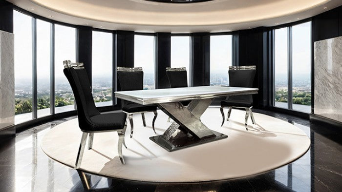 PALAZZO SILVER CHAIR (2/CTN)