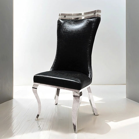 PALAZZO SILVER CHAIR (2/CTN)