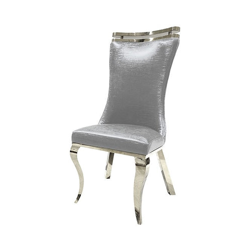 PALAZZO SILVER CHAIR (2/CTN)