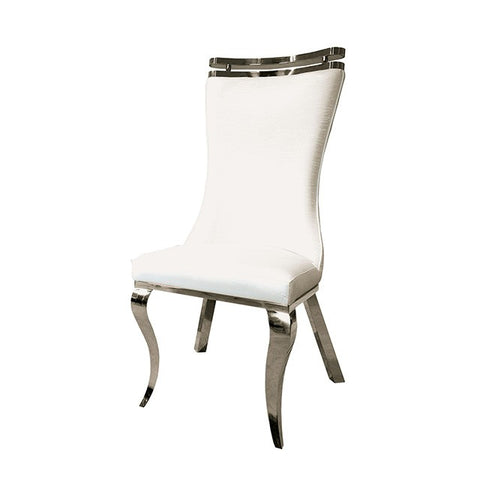 PALAZZO SILVER CHAIR (2/CTN)