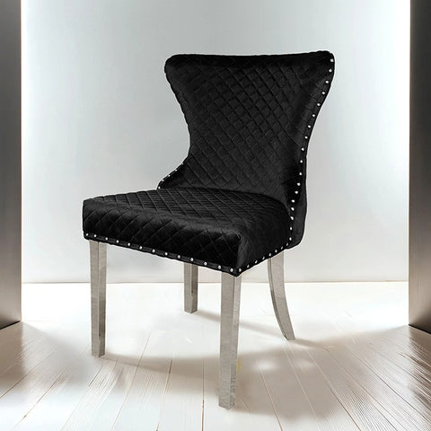 PORTANOVA SILVER CHAIR (2/CTN)