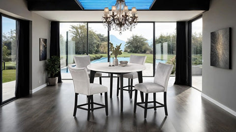 SABRO ROUND COUNTER HT. TABLE