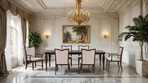 Westerham Dining Table W/ 18" Leaf Model Fm34001Ch-T By Furniture Of America 