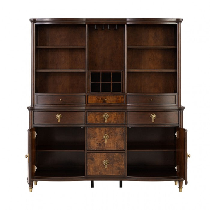 Westerham Hutch, Buffet Model Fm34001Ch-Hb-Set By Furniture Of America 