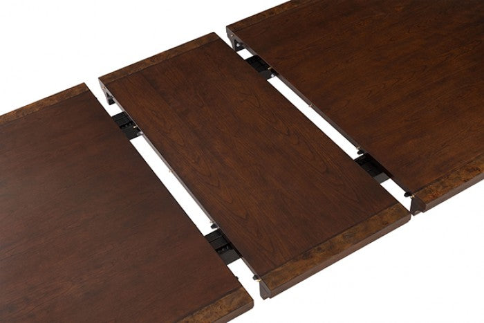 Westerham Dining Table W/ 18" Leaf Model Fm34001Ch-T By Furniture Of America 