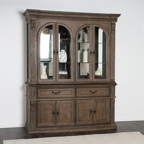 Seven Oaks Hutch & Buffet Model Fm3418Ak-Hb-Set-Buffet By Furniture Of America 
