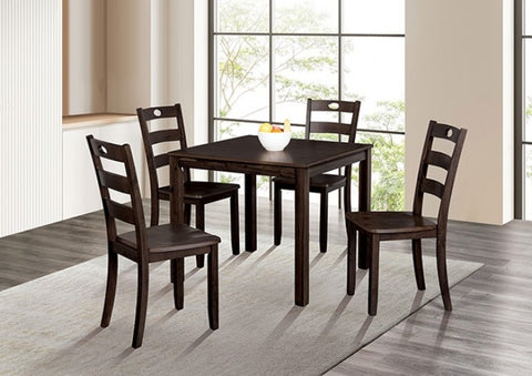 Lubbock 5 Pc. Dining Table Set Model Fm3419Ex-T-5Pk-Chair By Furniture Of America 