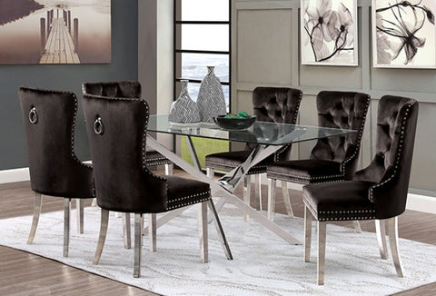 Silveria Dining Table Model Fm37001Sv-T-Table By Furniture Of America 