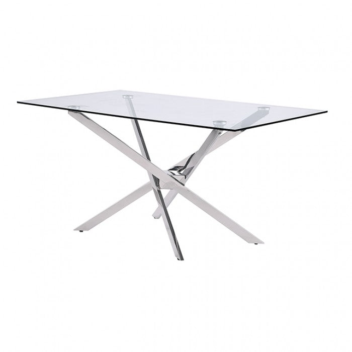 Silveria Dining Table Model Fm37001Sv-T-Table By Furniture Of America 